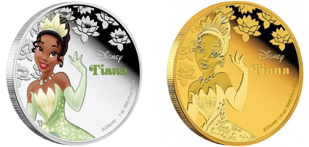 Сказочные принцессы Диснея на монетах Ниуэ
