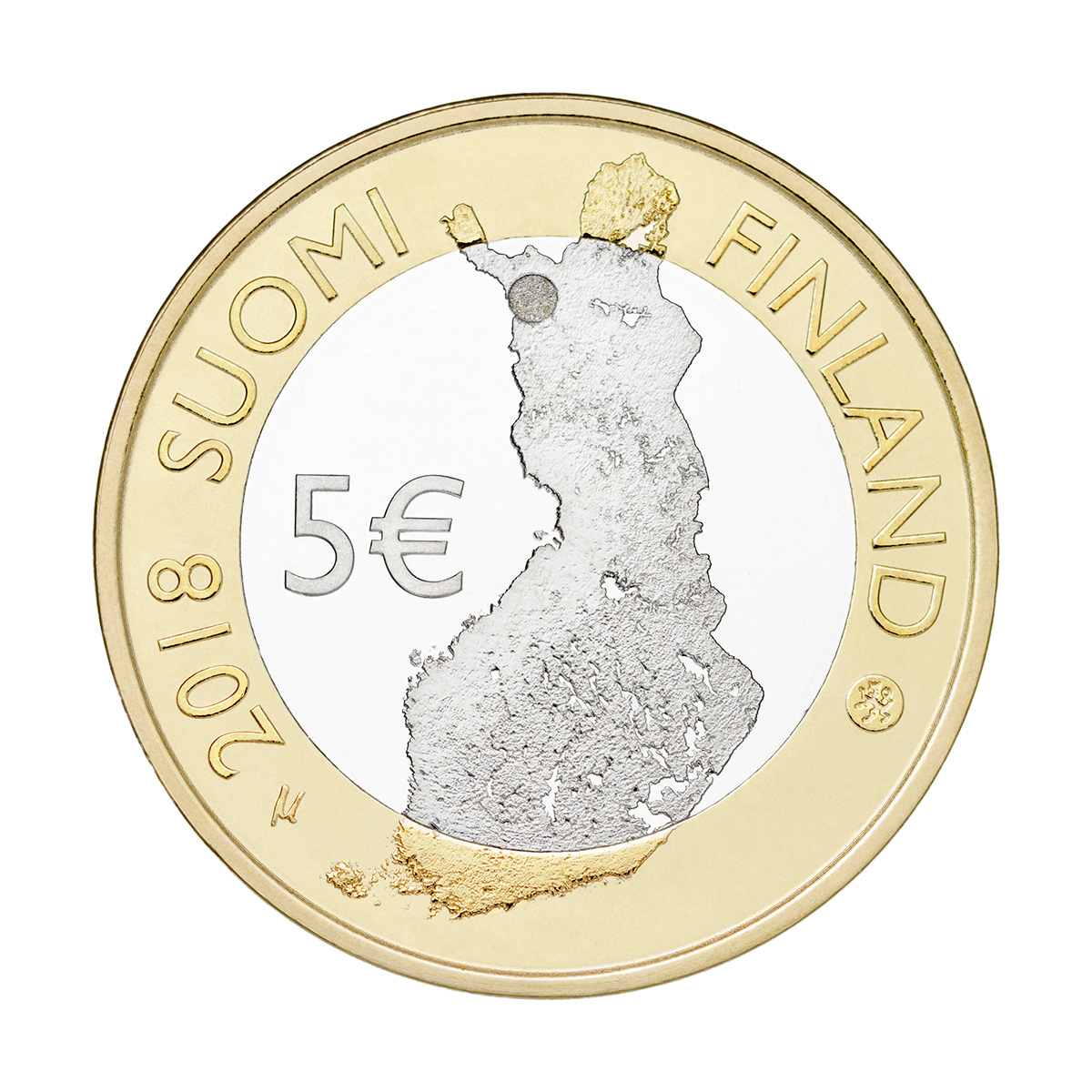 Финляндия: пейзажи Палластунтури на новых 5 евро