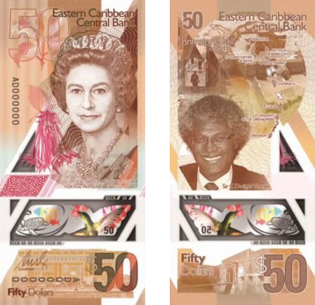 Новое поколение банкнот Восточных Карибских островов