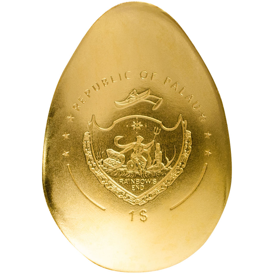 Золотое яйцо дракона из Палау