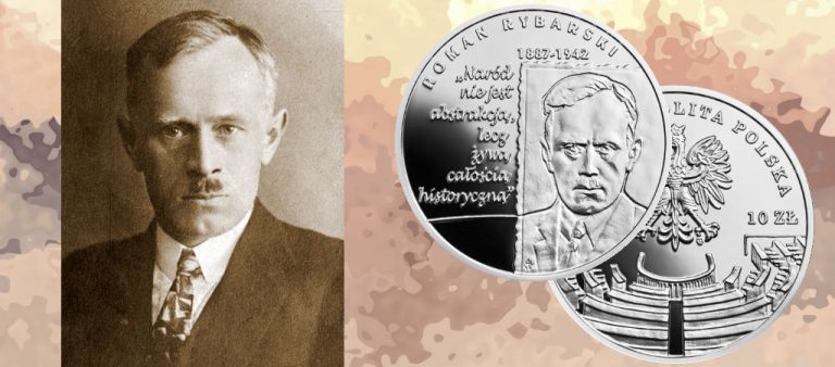 Польские 10 злотых в честь Романа Рыбарски Польские 10 злотых в честь Романа Рыбарски