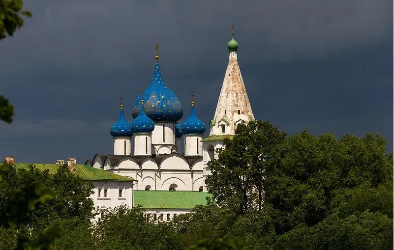 3 рубля «Богородице-Рождественский собор в Суздале».