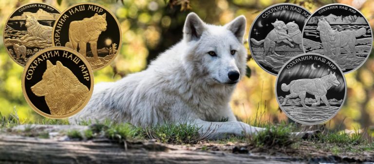 Серия монет «Полярный волк»