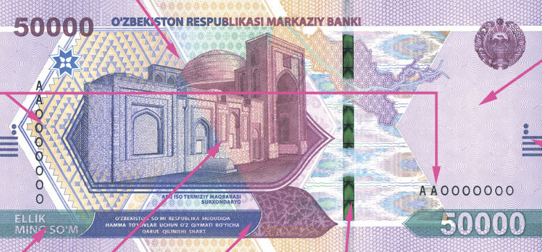 Банкноты Узбекистана