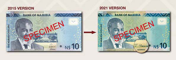10 долларов 2015 (Намибия )