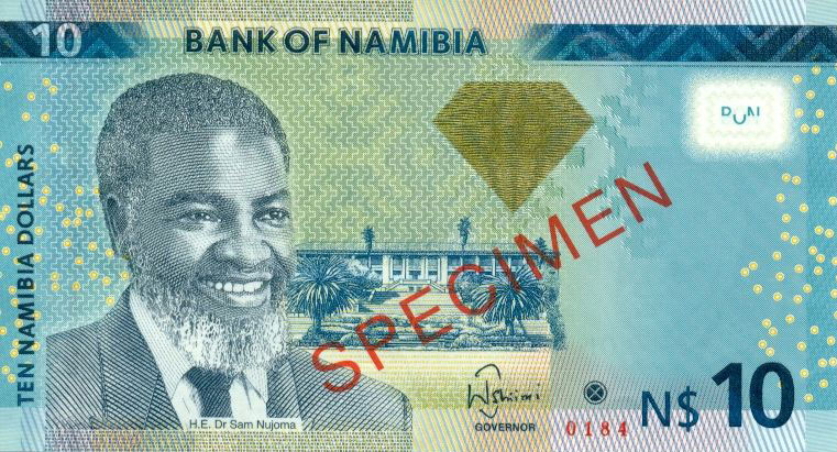 10 долларов 2021 - Намибия