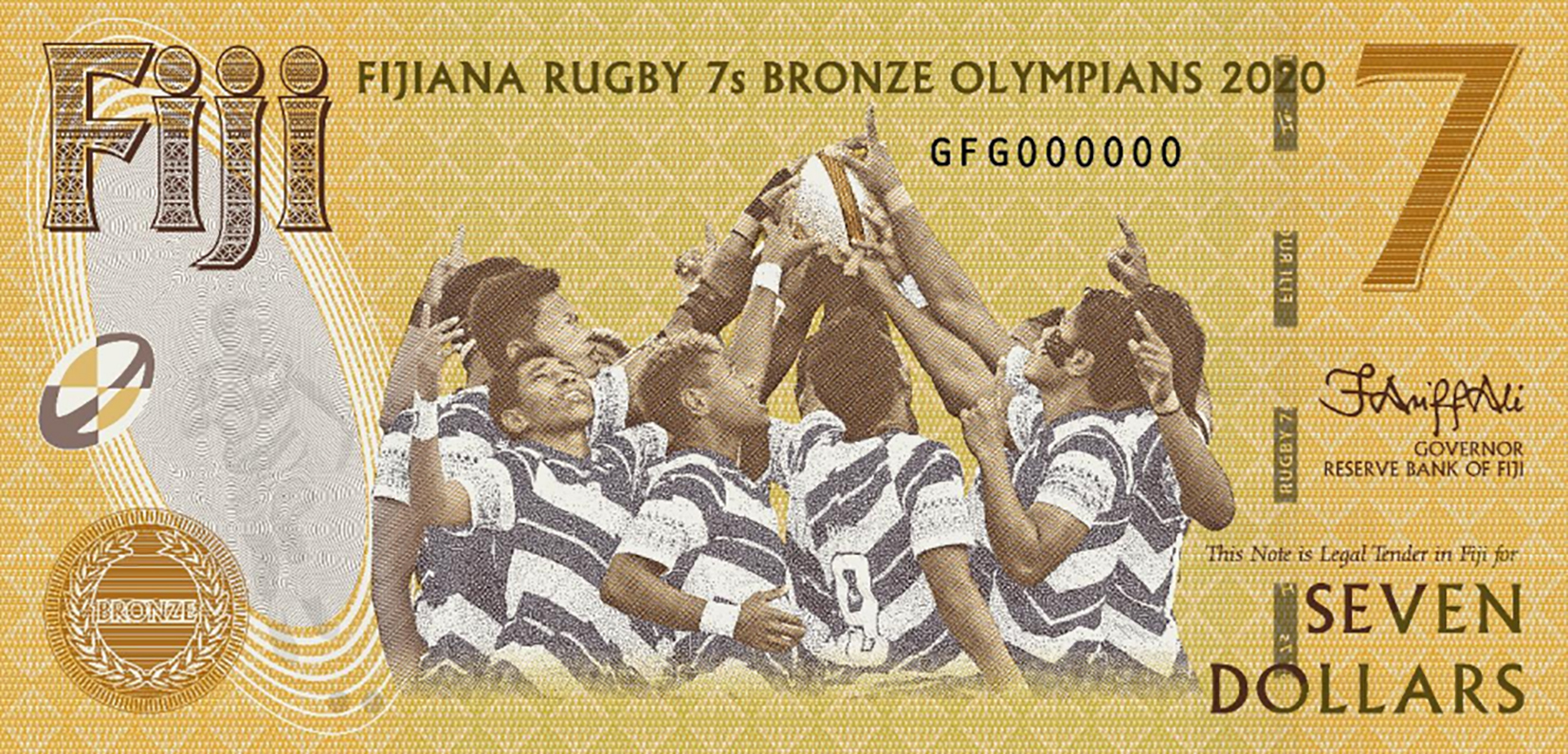 7 долларов 2022 - Фиджи (регби)