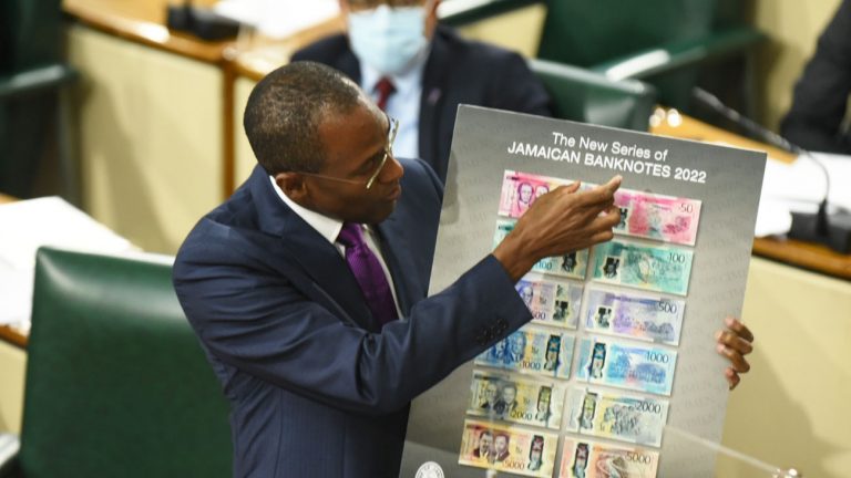 Банкноты Ямайки 2022
