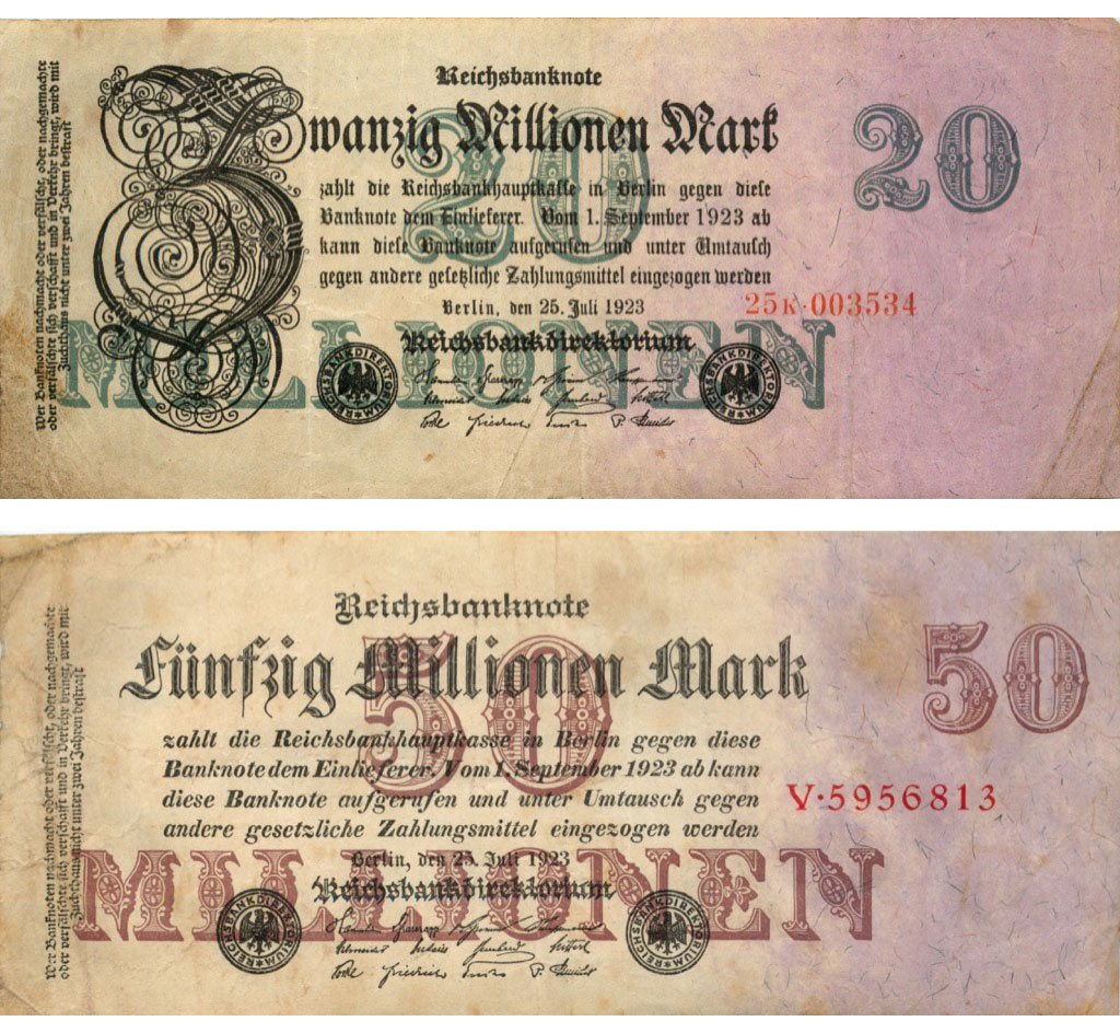 Банкноты Германии