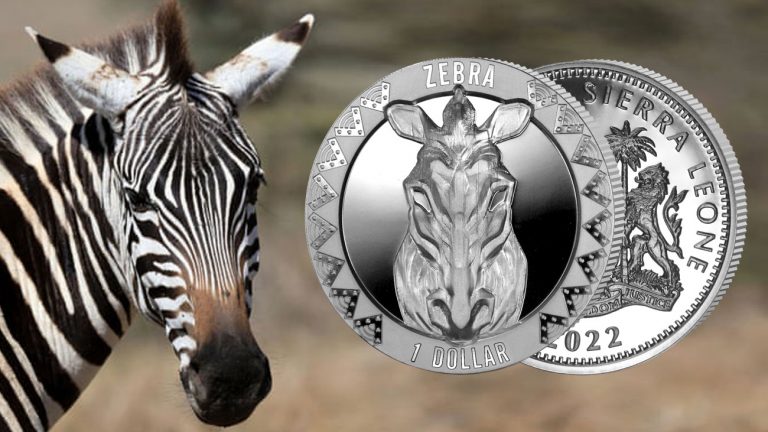Монета с зеброй
