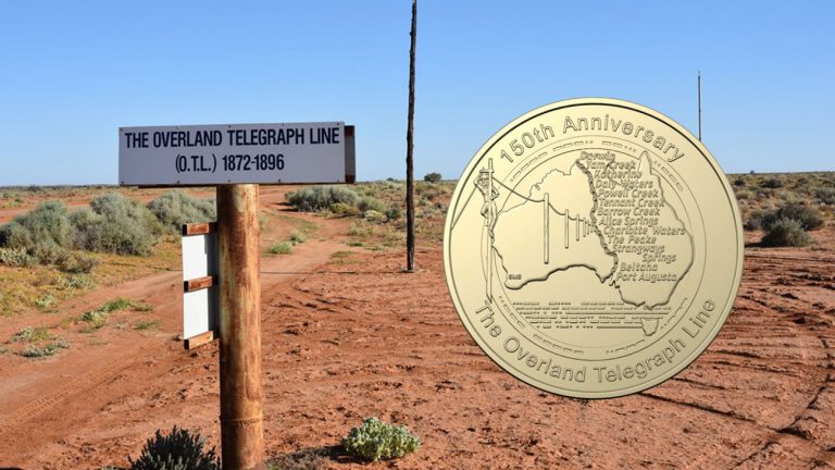 1 доллар 2022 - Телеграфная линия, 150 лет (Австралия)
