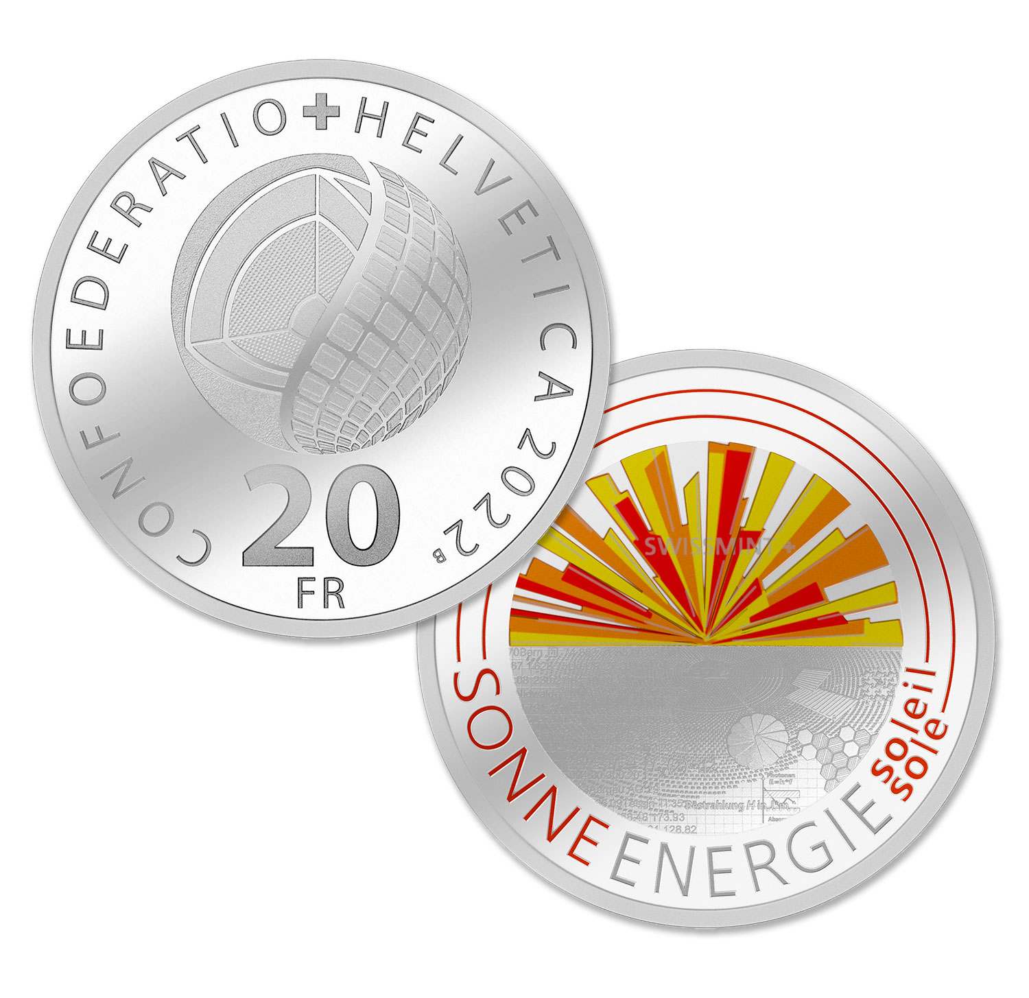 20 франков 2022 - Энергия будущего (Швейцария)