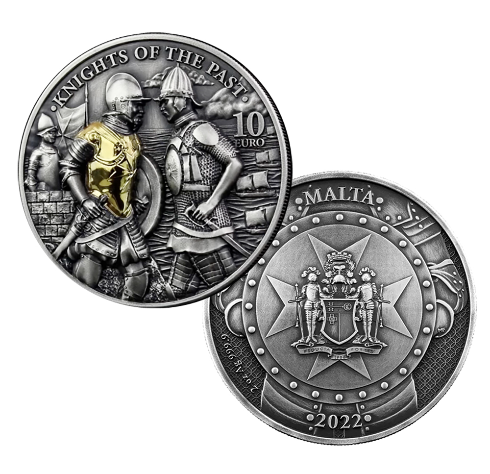 10 евро 2022 - Мальтийский орден (рыцари)
