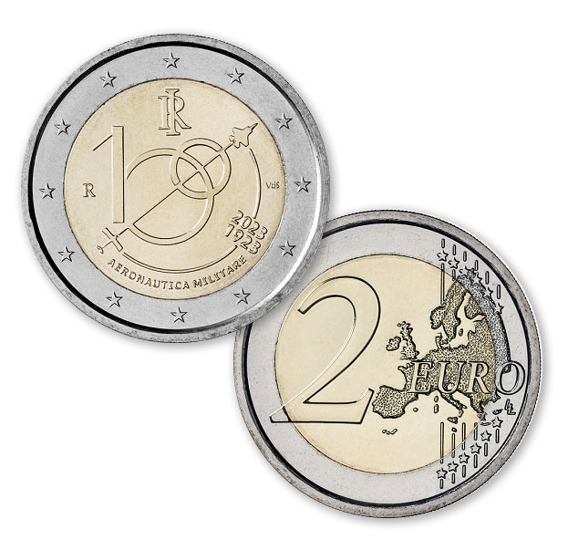 2 евро 2023 - Италия (100 лет ВВС)