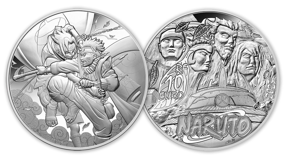 10 евро 2023 - Наруто (монета Франции)